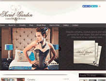 Tablet Screenshot of corsetry.co.za